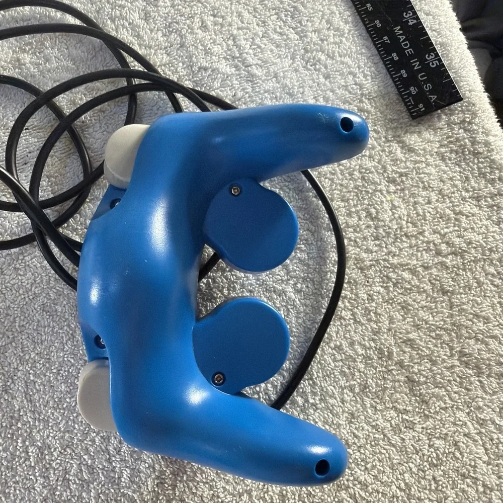 USB Controller PC Wired Gamepad for Nintendo GameCube Style Blue BB